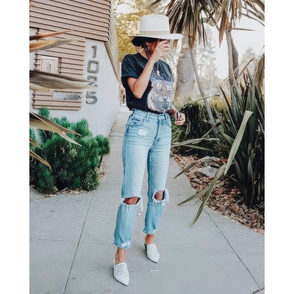 MOTHER Superior revolve The Tomcat distressed Confession jeans